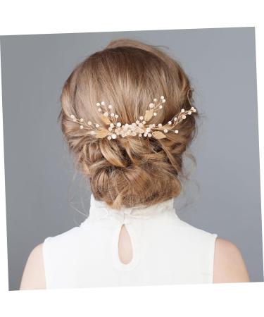 headgear hair accessories for women bridal pearl hair accessories decorative hair combs for women wedding pearl delicate wedding headpiece manual prom hair comb hair accessories - Buy Online on GoSupps.com