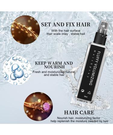 Glee Ice Volumizing Thickener Spray Styling Gel & Hairspray for Fine Thin Hair - Fluffy Extra-Volume (2PCS) - Buy Online on GoSupps.com