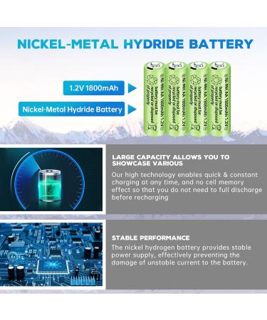 Sea Jump 12PCS 1.2V 1800mAh Ni-MH AA Rechargeable Batteries for Wireless Microphones Electric Toys RC Mice and More - International Shipping Available - Buy Online on GoSupps.com