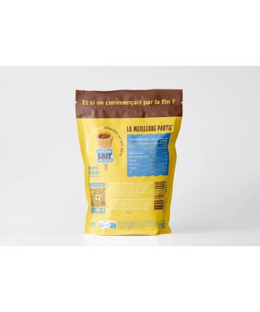 The Best Part - Mini Crispy Cone Filled with Alpine Milk Chocolate 38% Cocoa | Sustainable Cocoa and Palm Oil Free | Made In France - Buy Online on GoSupps.com