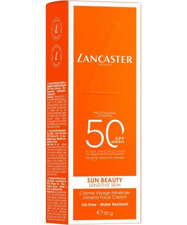  Lancaster Lancaster Mineral Sunscreen Sun Beauty Sensitive Skin Spf 50 Mineral Face Cream 50 Ml - Buy Online on GoSupps.com