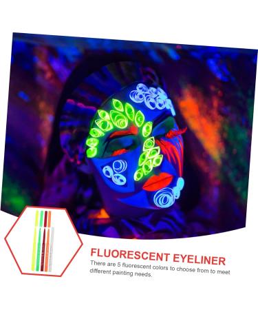 OHPHCALL 20 Pcs Halloween Paint Pen Fluorescence Eyeliner Eye Liner Fluorescence Liner Eyeliner Pen Plastic 12.00X0.80X0.80CMx4pcs Assorted Colorx4pcs - Buy Online on GoSupps.com