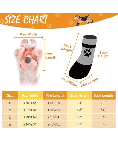 Kooltail Non-Slip Waterproof Dog Socks - Outdoor Dog Shoes with Pfot Protection & Traction Control for Hardwood Floors - Medium Gray - Buy Online on GoSupps.com