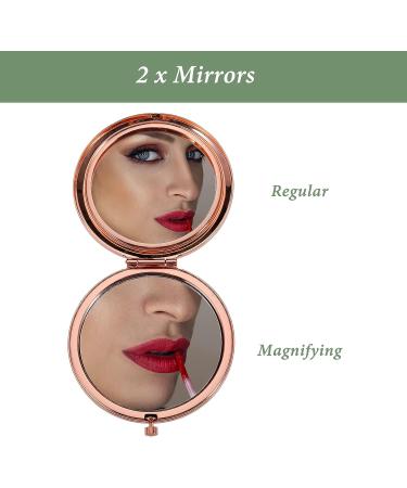 Inspirational Gifts for Women Christian Religious Gifts Compact Mirror for Women Mini Mirror Appreciation Gifts Easter Birthday Gifts for Her Wife Mom Grandma Valentine's Day Gift for Sister Friends - Buy Online on GoSupps.com