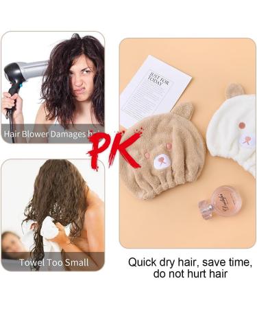 Buy Eouiav Microfiber Hair Towel Set - Quick Drying Turban Hair Dryer for Women & Kids | Ultra Absorbent Lightweight & Fast-Drying - Buy Online on GoSupps.com