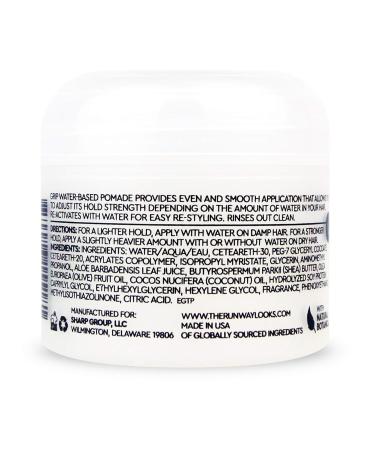 Ghost Grip Styling Hair Pomade - Medium to Strong Hold Water-Based Formula for Men & Women (2oz) - London Pomade - Buy Online on GoSupps.com