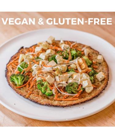 Rich's Home Cauliflower Pizza Crusts - 6 Gluten Free Vegan Crusts - 10 Flatbread - Buy Online on GoSupps.com