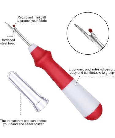 50-Piece Sewing Tools Kit with Thimbles, Needles, Knitting Needles, Seam Ripper, Threader, and Storage Bottle - Buy Online on GoSupps.com