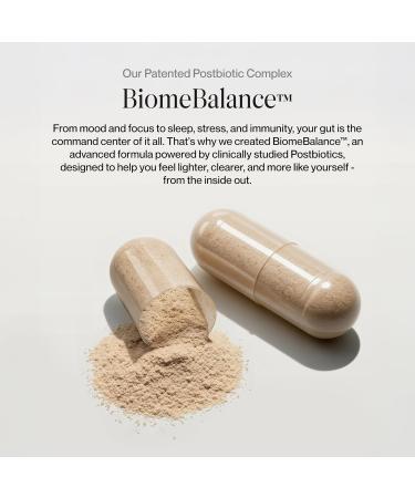 SecondKind Mood Balance Saffron & Postbiotic Supplement for Stress Relief, Emotional Balance & Mental Clarity Gut-Brain Formula with BiomeBalance Non-GMO Made in USA - 60 Capsules - Buy Online on GoSupps.com