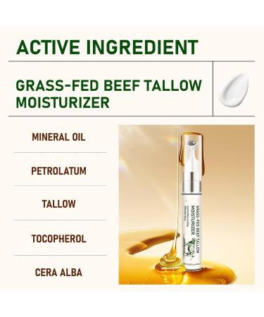 New Cover Grass Fed Beef Tallow Eye Cream for Dark Circles and Puffiness Beef Tallow for Skin Anti Aging Eye Treatment Balm with 360 Massage Ball Hydrates & Soothes Firms Delicate Under Eyes Area - Buy Online on GoSupps.com
