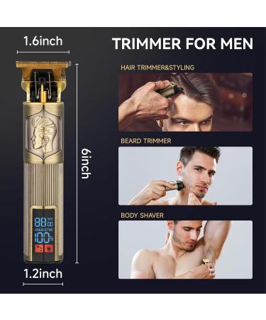 Professional Hair Clippers for Men - Zero Gapped Trimmer & Cordless Grooming Kit | T Blade Edgers & Beard Trimmers for Barbers - Perfect Gift for Him - Buy Online on GoSupps.com