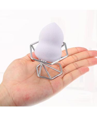 VOCOSTE Makeup Sponge Holder Beauty Sponge Dry Stand Holder Silver Tone - Buy Online on GoSupps.com