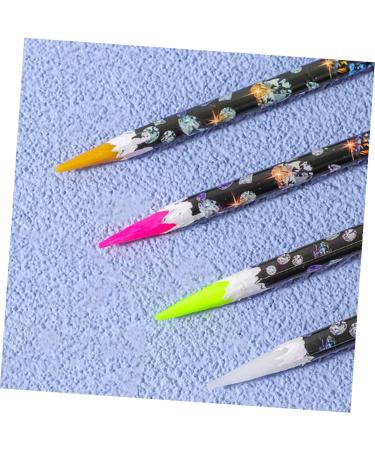 FRCOLOR 4 Pieces Nail Art Pen Nail Art Tools Tools for Rhinestones Nail Tools Rhinestone Tools Dotting Tools Jewel Pick Up Manicure Tools Wax Crayon - Buy Online on GoSupps.com