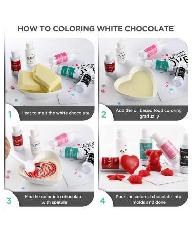 Nomeca 30ml Black Oil Based Food Coloring for Chocolate & Baking - Edible Dye for Cake Decorating, Candies, Cookies, Easter Eggs - Buy Online on GoSupps.com