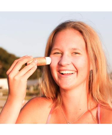 Suntribe Mineral Organic Sun Pencil SPF 30 - 100% Natural Reef-Proof Zero Waste | Retro Red | Beauty Shortlist Awards 2022 Winner - Buy Online on GoSupps.com