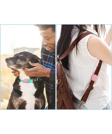 2 Pack Bouertou Apple AirTag Locator Cover GPS Cases - Anti-Loss Tracker for Pets, Kids, and Elderly - Avocado Pink - Buy Online on GoSupps.com