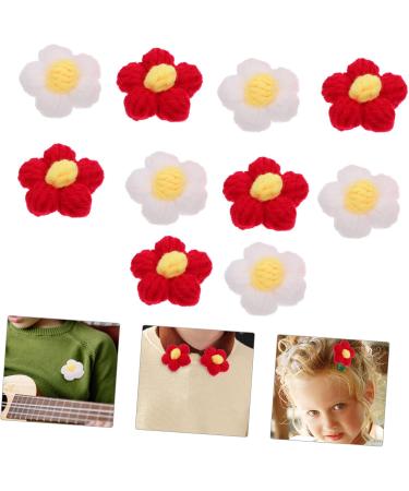 SEWOART 10pcs Hairpin Accessories Floral Yarn Toddler Wedding Assorted Color 2 4X4cm - Buy Online on GoSupps.com