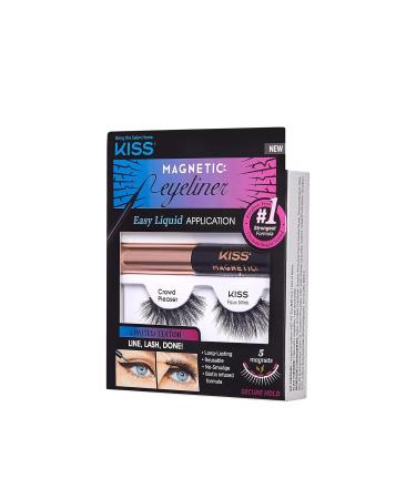 Kiss Magnetic Eyeliner & Eyelash Kit 05 - 2 Pairs - Buy Online on GoSupps.com