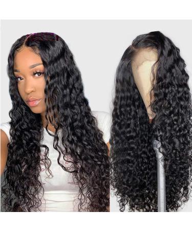Lace front wig real hair curly real hair wig with baby hair in advance 150% dense brazilian smooth hair real hair front lace wig for black women 20 inches