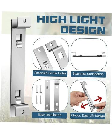 BESPORTBLE 1 Set bird house fixing bracket tool Fixture nest box steel wind chime bird feeder the bird's nest Holder bird feeders bird house fixator hanger outdoor wind chime holder hook up - Buy Online on GoSupps.com