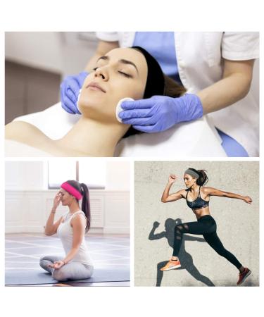 Shop Lattcure Adjustable Terry Hair Band | 3-Piece Makeup & Spa Headband for Women & Girls - Hair Protection Velcro Fastener - Buy Online on GoSupps.com