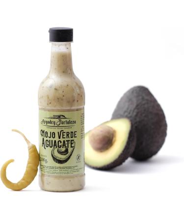 Argodey Fortaleza Mojo Green Avocado | 200g | Traditional Canarian Sauce | Bread and Toast Spread | Apple Sauce - Buy Online on GoSupps.com