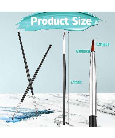 10 Pieces Thin Eyeliner Brushes - Fine Point Gel Eyeliner Tools for Perfect Eye Makeup - Synthetic Bristles for Wet Liquid & Water-Activated Eyeliner - Buy Online on GoSupps.com