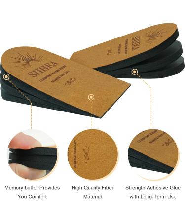 Adjustable Heel Lift Inserts for Achilles Tendonitis & Heel Pain - 1/8" Height Increase Insoles for Leg Length Discrepancy & Plantar Fasciitis (Medium) - International Shipping Available - Buy Online on GoSupps.com