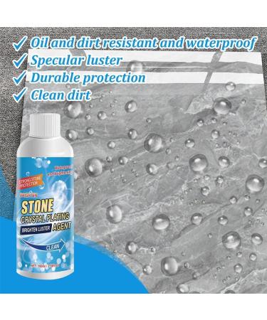 Stone Stain Remover Cleaner Stone Crystal Plating Agent Stone Stain Remover Kitchen Marble Cleaner Stone Crystal Plating Brighten Luster Agent Clean (2pcs) - Buy Online on GoSupps.com