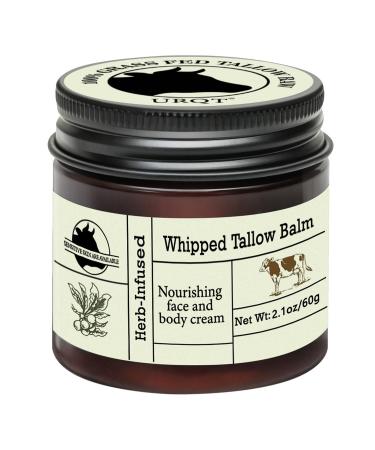 Organic Grass Fed Tallow Balm - Deeply Nourishing for Face & Body Tallow Cream - Premium Beef Tallow Skin Balm Moisturizing Skin Care Cream for Dry Skin