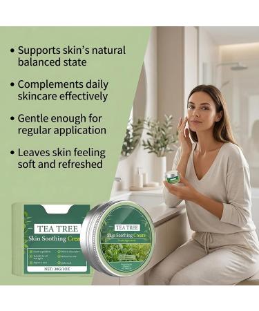 Baume l'huile d'arbre th cr me apaisante pour la peau l'arbre th soulage les d mangeaisons de la peau apaise les ruptions cutan es les frottements les piq res d'insectes les peaux 2 Pi ces. - Buy Online on GoSupps.com
