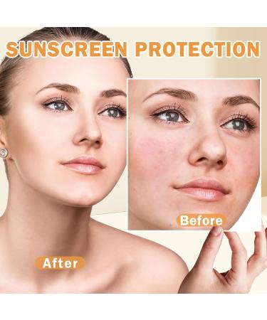 Mineral Sunscreen Powder SPF 35 for Face Hair & Scalp - Breathable Translucent UV Protection | 0.71oz Broad Spectrum Setting Powder - Buy Online on GoSupps.com