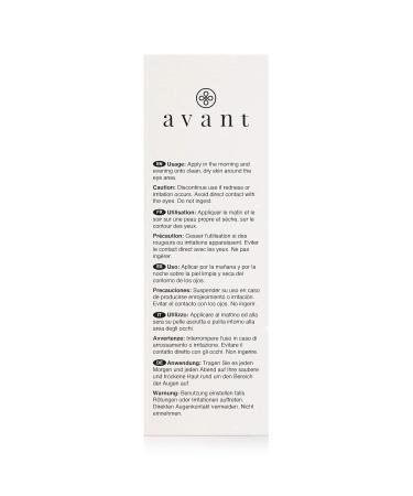 Avant Anti-Aging Organic Eye Serum - Invigorating Youth Eye Therapy | 15ml - International Shipping Available - Buy Online on GoSupps.com