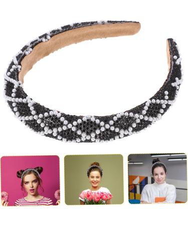 PLAFOPE Rhinestone Headband Womens Hair Bands Dressy Headbands for Women Hair Headbands for Women Head Bands for Hair Women Hair Bands Fashionable Headbands Wide Headbands - Buy Online on GoSupps.com