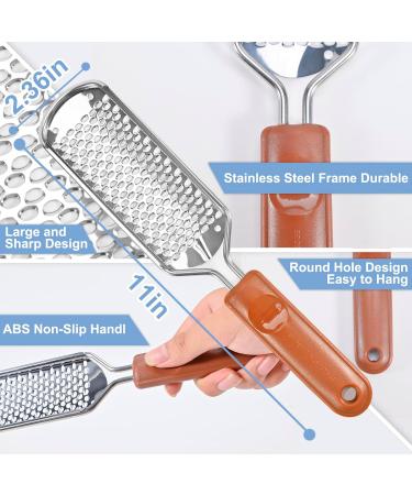 Untrytb Professional Foot Scrubber Dead Skin Remover Pedicure Foot File Callus Remover Heel Scraper for Cracked Heels Foot Rasp for Hard Skin Colossal Exfoliator Tool (T1) - Buy Online on GoSupps.com