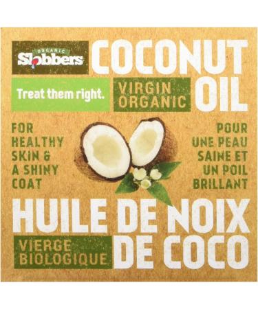 Slobbers Organic Virgin Coconut Oil Fully Natural Multipurpose Antibacterial Supplement for Dogs (250g) - Buy Online on GoSupps.com