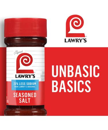 Sel assaisonn Lawry's 25 % moins de sodium (1) 8 OZ Bouteille - Buy Online on GoSupps.com