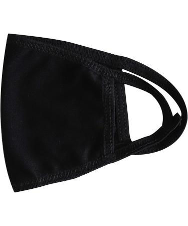 Komonee Cotton Black Face Mask | Washable & Reusable Cloth Mouth Cover | Dustproof Protection for Men & Women | Indoors & Outdoors | Cycling & Skiing - Buy Online on GoSupps.com