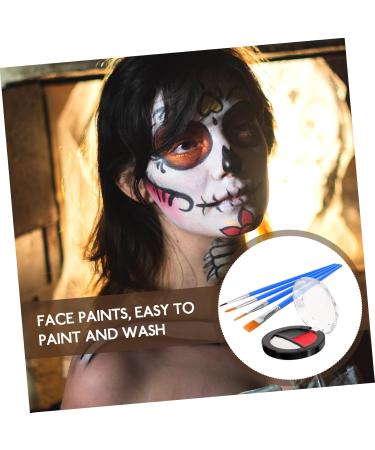 Buy Minkissy Face Paint Makeup Set | Halloween Props & Theater Makeup Kit - Professional Quality 6x6CM Costume Face Paint - Buy Online on GoSupps.com