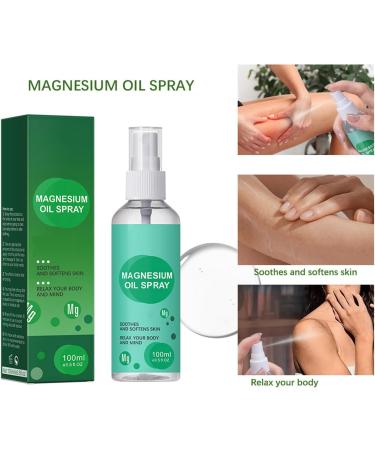 Magnesium Oil Spray - Relaxing Topical Relief for Feet Back & Knees | Pure Magnesium Oil for Ultimate Muscle Relaxation - Buy Online on GoSupps.com