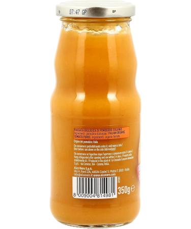 Set of 12 Alce Nero Passata Vellutata di Pomodoro Giallo Biologico Organic Yellow Tomato Bottles 350g - Buy Online on GoSupps.com