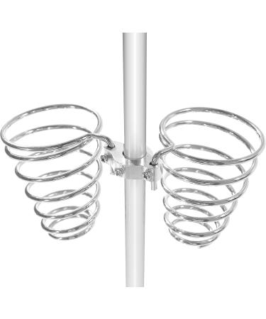 Hair Dryer Stand - Twisty Style Acrylic Holder for Hair Styling Tools | Heavy Base & Tray for Curling & Straightening | Crystal Design - Buy Online on GoSupps.com
