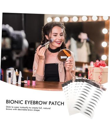 HAPINARY Black Eyebrows 10Pcs Imitation Eco black stickers 3D Eyebrows Stickers Beauty Eyebrow Stickers 6d - Buy Online on GoSupps.com