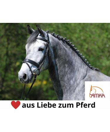 Buy AMKA Baucher Bridle with Solid Single Jointed Bit 12.5 | International Shipping Available - Buy Online on GoSupps.com