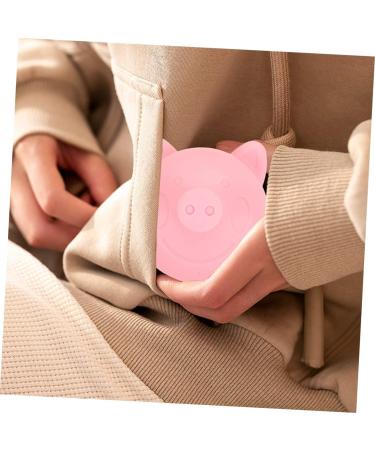 Minkissy Baby Mucus Removal Tool | 2-Piece Sputum Extractor for Toddlers | Silicone Burping Helper & Digestion Aid - Cartoon Pink 8.4x7.7cm - Buy Online on GoSupps.com