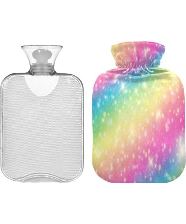 Rainbow Galaxy Hot Water Bottle 2L | Pain Relief & Bed Warmer | Ideal for Headaches & Feet Heating - Buy Online on GoSupps.com