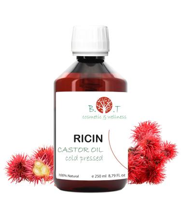 Pure Castor Oil Hair Growth Serum EyeLashes Grow Dry Hair Repair Oil Beard Growth Oil Scalp Oil Nail Health Organic Natural Cold Pressed Ricin Oil 100 ml