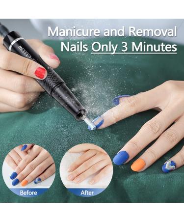 Professional Portable 40000RPM Nail Drill Machine for Acrylic Nails Black - Buy Online on GoSupps.com