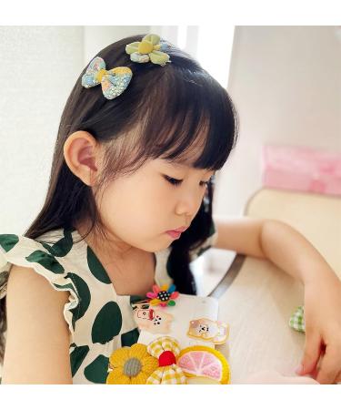 Xana 30PCs Animal and Flower Hair Clips + 10PCs Creative Hair Ties Set for Girls, Women & Kids - Cute Hair Accessories - Buy Online on GoSupps.com