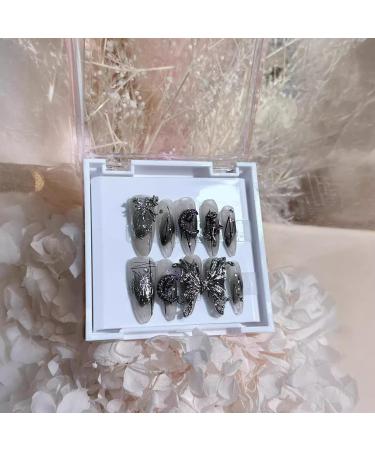 Handmade Wearing Nail Removable False Nail and Nail Patch(Size:XS)